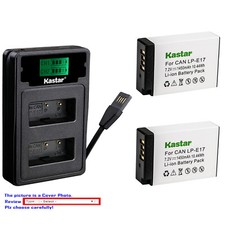 Kastar Battery LZD2 USB Charger for Canon LPE17 EOS RP Mirrorless Digital Camera