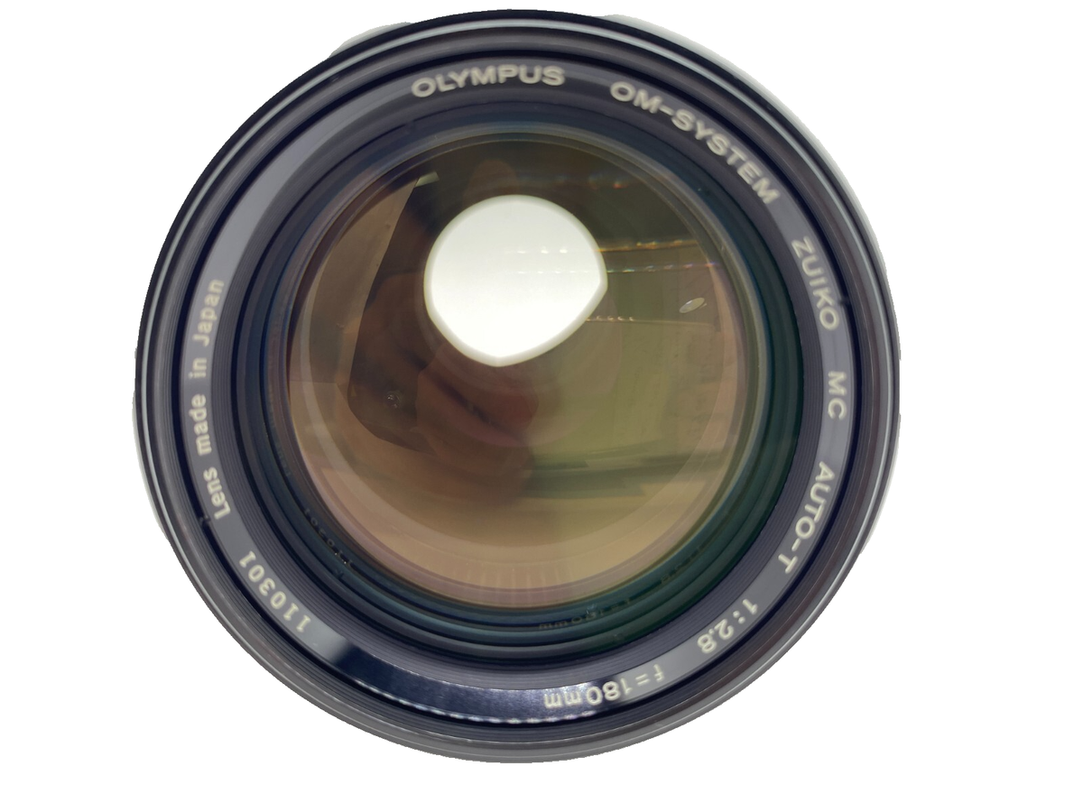 NEAR MINT] Olympus OM-System Zuiko MC Auto-T 180mm f/2.8 MF