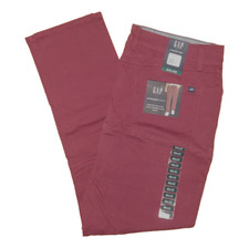 NWT Men's Gap Slim Fit Stretch 5 Pocket Zinfandel Pants Assorted Sizes MSRP 79
