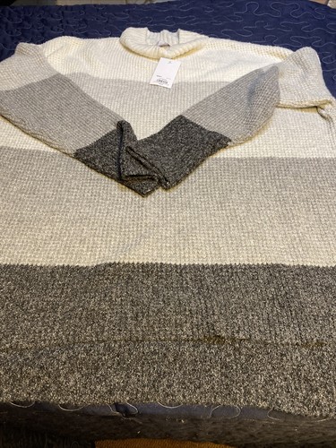 Mock Neck PULLOVER SWEATER XXL 