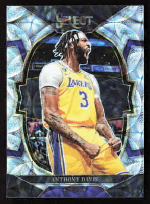 2022 Panini Select Anthony Davis Concourse  Scope Prizm #17 Lakers