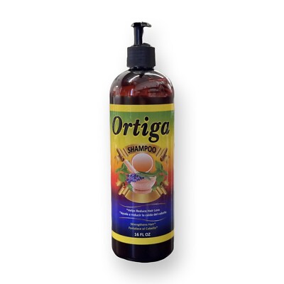 Ortiga Shampoo - Nettle Shampoo 100% Natural de Hierbas 16 fl oz, Green