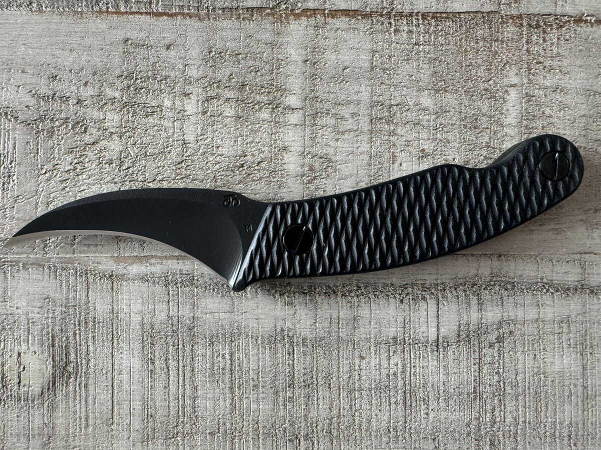 Turner CNC Ed's Manifesto Elvia V2 Fixed Blade Black DLC Turner CNC Ed's Manifesto Elvia V2 Fixed Blade Black DLC