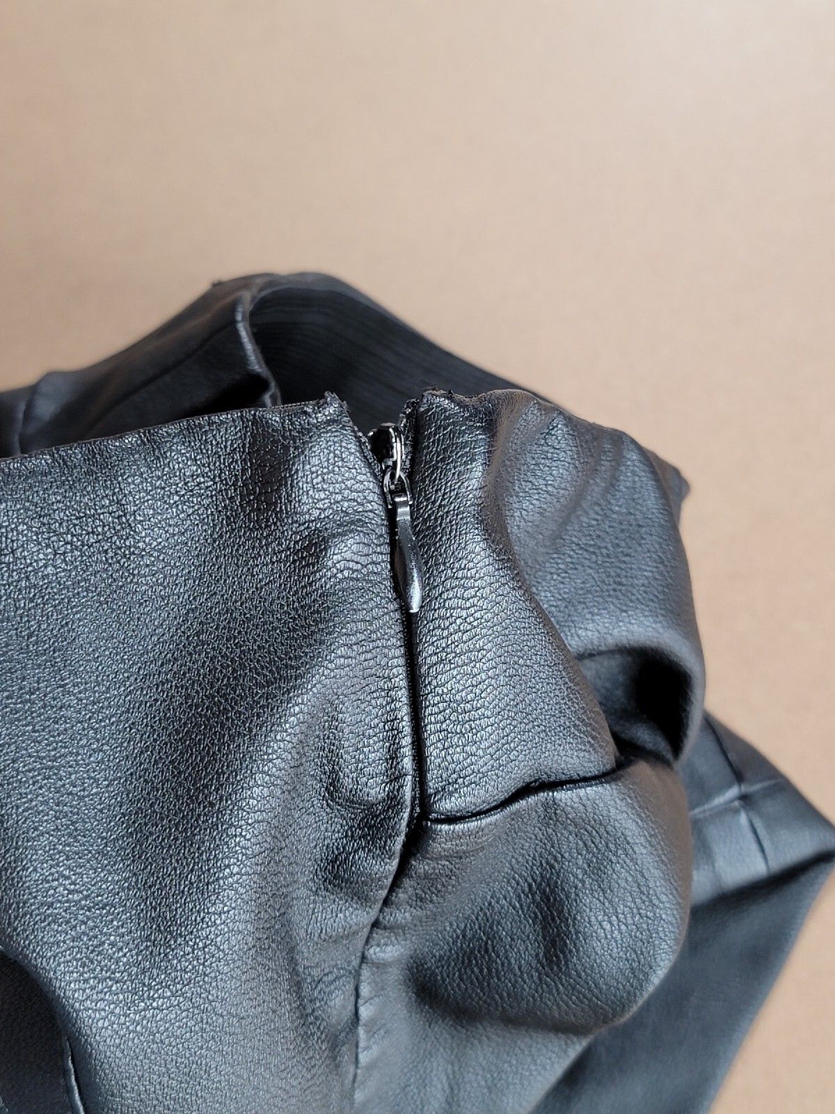 ZARA Basic Collection Polyurethane Black Ankle & … - image 11