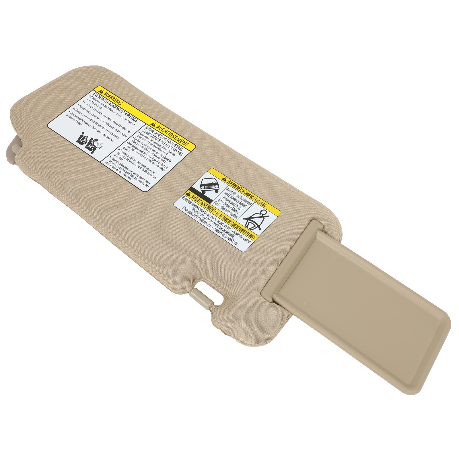 2009-2014 Beige Left Driver Sun Visor W/Sunroof For Nissan Murano