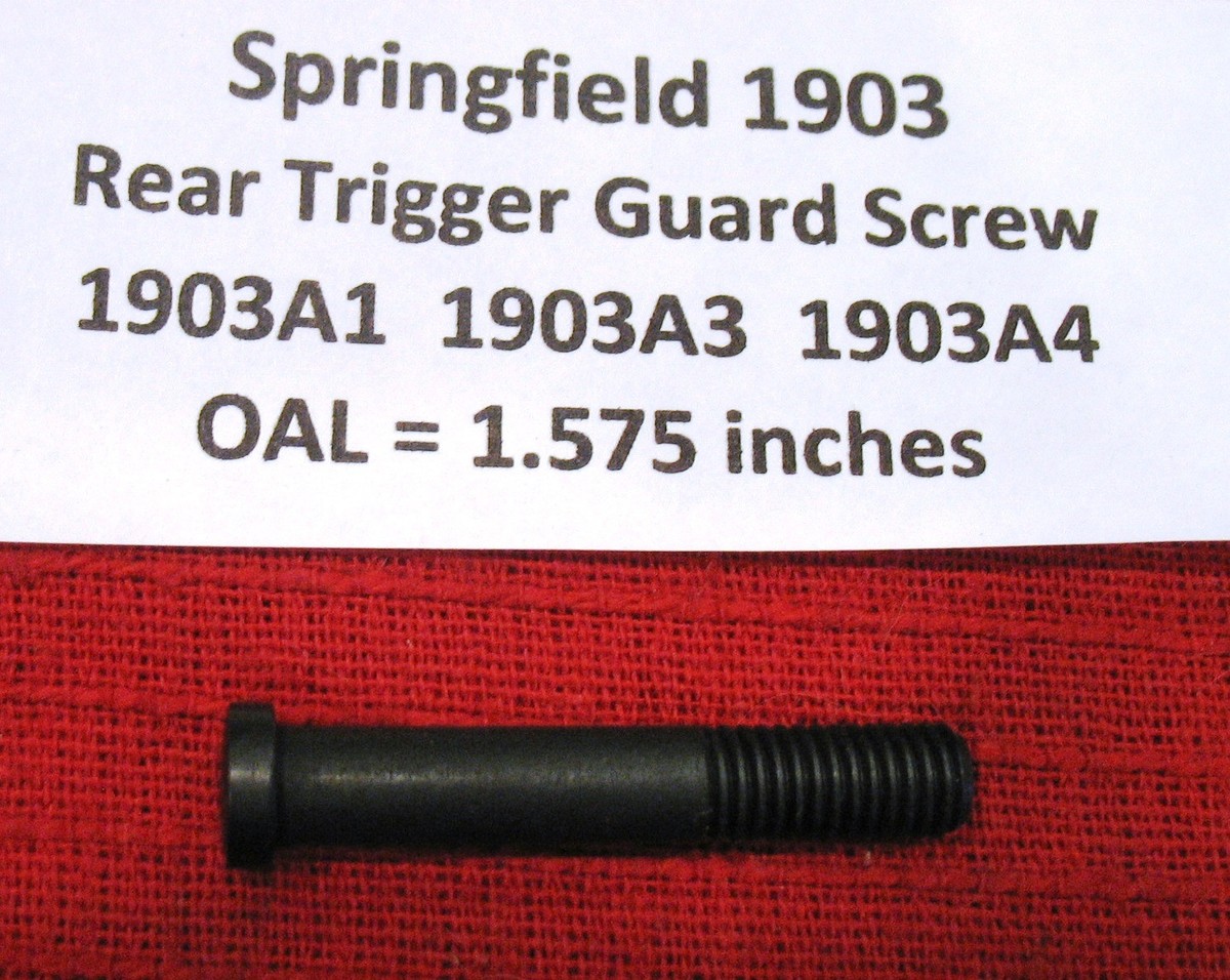 ありがとうございます！ Springfield Model 1903 Rear Guard Screw 1903A1 1903A3 1903A4 | eBay