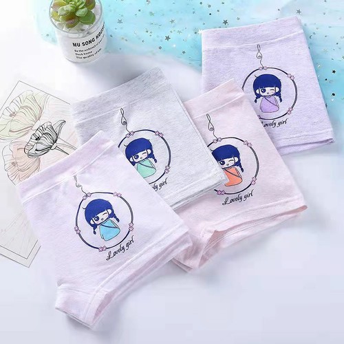 New Cotton Soft Girls Underwear Boxer Shorts Pupils' Briefs Knickers baby Kids - Picture 15 of 17