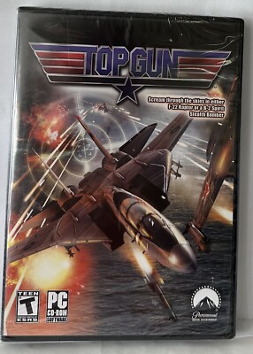 TOP GUN SCREAM THROUGH THE SKIES PC CD-ROM Windows game  NEW
