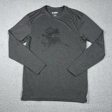Alaskan Hardgear Shirt Mens Small Gray Base Layer Workwear Hiking Hunting