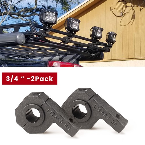 3/4" OffRoad Fog Light Bar Mount Roof Rack Roll Cages for UTV Truck