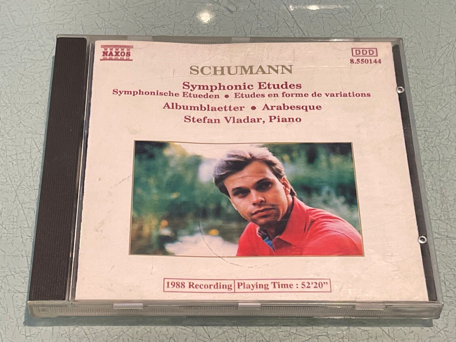 Schumann - Symphonic Etudes - CD Album - 1988 Pacific - Stefan Vladar (Piano)