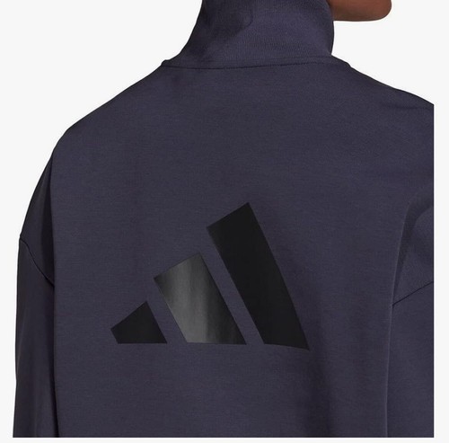 Adidas Women’s Sweatshirt Pullon Fleece Blue UK M - Picture 4 of 4