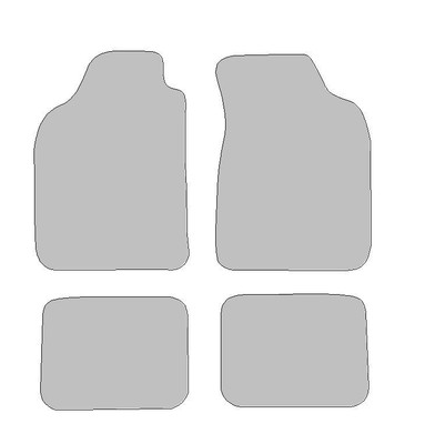 Fußmatten-Set für Toyota 4 Runner (1995-2002) Robust anthrazit