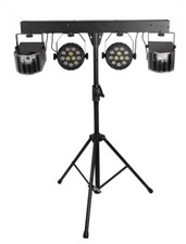 RGB LED Stage Wash Light Wireless Remote Control with Separate Travel Stand