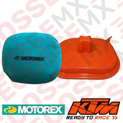 KTM EXC150TPi MOTOREX PREMIUM PRE-OILED AIR FILTER & TWINAIR WASH COVER 20-2023