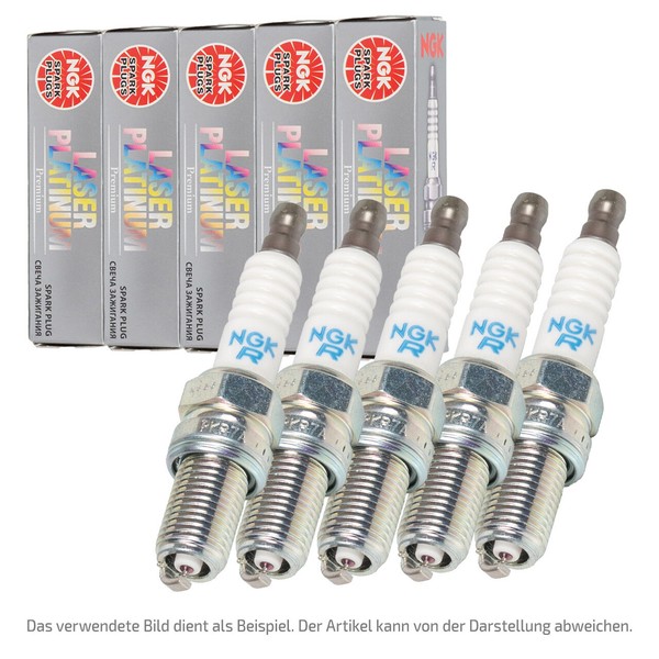 5X Ngk 2890 BKR5EKUP ZüNdkerze FüR Vw Golf 4 Passat B5 Seat Toledo 2 V5 VR5-image