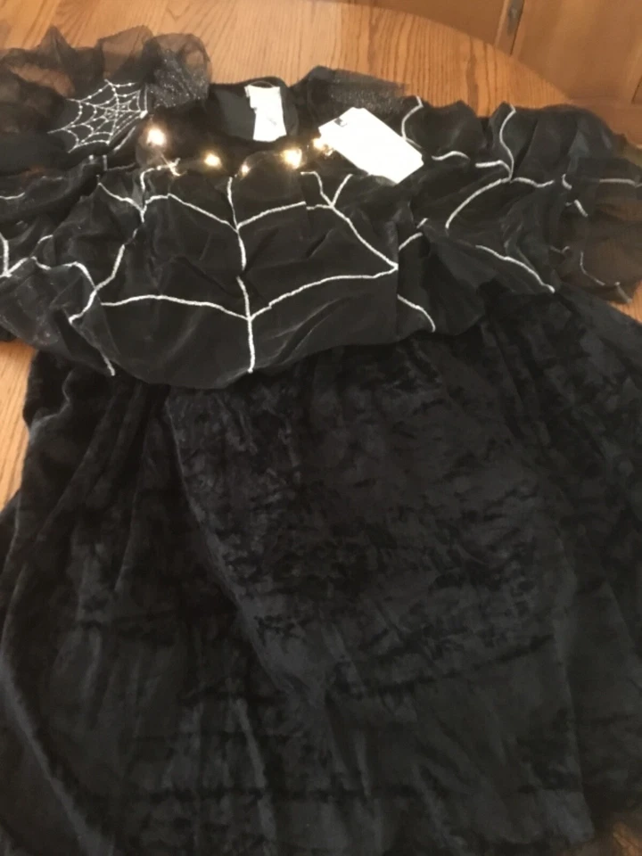 Disfraz de Halloween Pottery Barn Kids Light Up Spider Queen, talla 4-6-NUEVO CON ETIQUETAS Foto 2 de 3