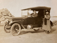 1923 FORD MODEL T AUTOMOBILE antique 2.5x3.5 car photograph CALIFORNIA COAST