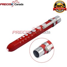 Medical First Aid LED Pen Light Flashlight Torch Doctor Nurse EMT Emergency RED