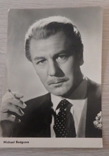 Foto Autogrammkarte Schauspieler Michael Redgrave 1958 (114931)