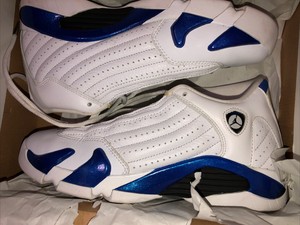 Retro 14 Shoes Size 7Y Boys GS Hyper Royal USED Nike Air Jordan Sneakers w/Box