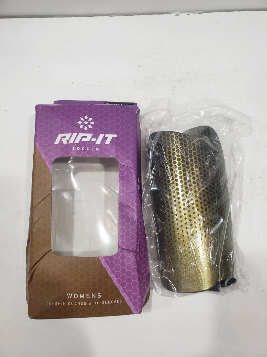 Rip-It Women's Cut Low Profile Soccer Shin Guards Medium fit up to 5'4