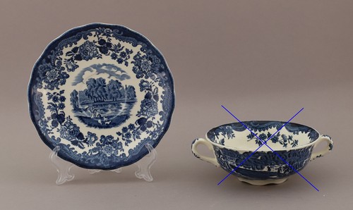 PALISSY "Avon Scenes 1790" Teile zur Wahl: teller platte schale tasse worcester - Bild 24 von 49