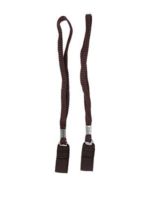 Classy Walking Cane Brown Elastic Wrist Strap - Pair