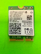 Lot of 5 5W10V25774 Lenovo ThinkPad L13 Gen 2 Wi-Fi 6 AX201NGW BT5.0 PCIE vPro