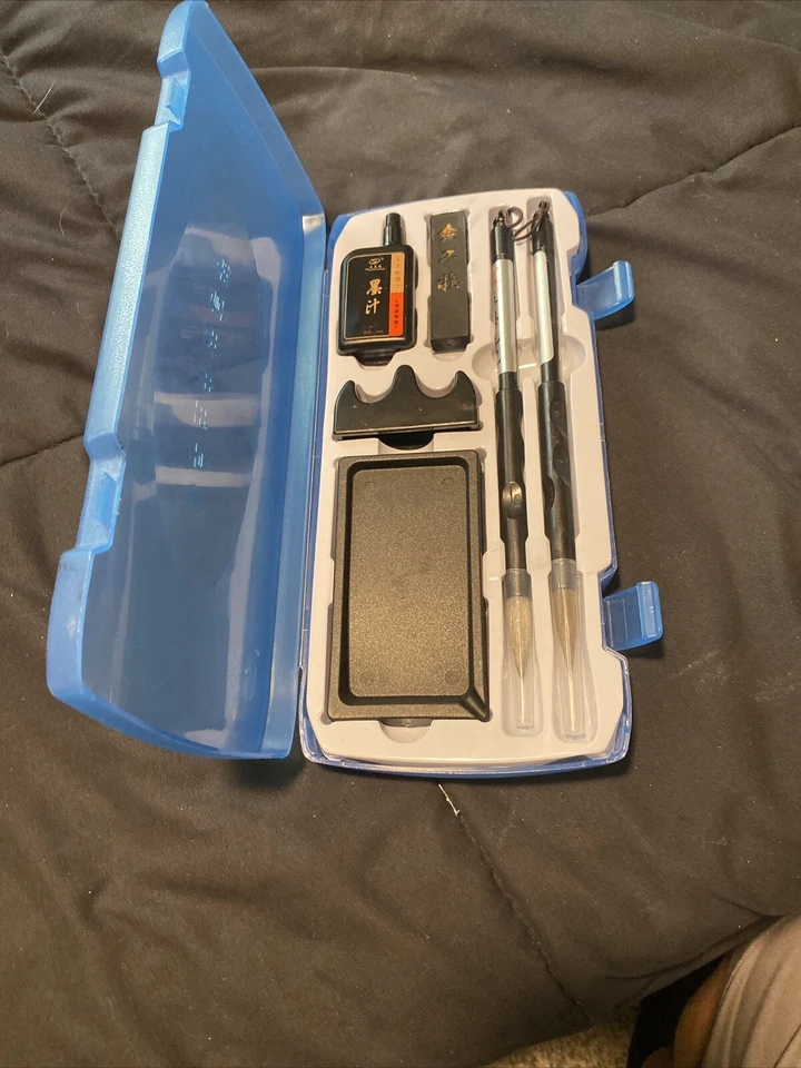 1 juego de pinceles de caligrafía china pluma escritura pincel de pintura para Foto 2 de 2