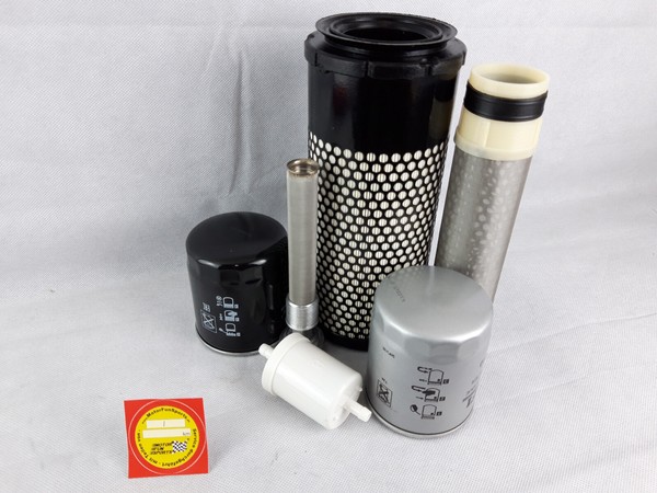 Filter Set (Groß) Passend FüR Kubota F 3560 ÖL Luft Kraftstoff Hydraulik-image