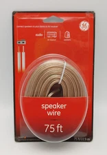 Speaker Wire 75 Feet #30002 Audio Accessories By GE