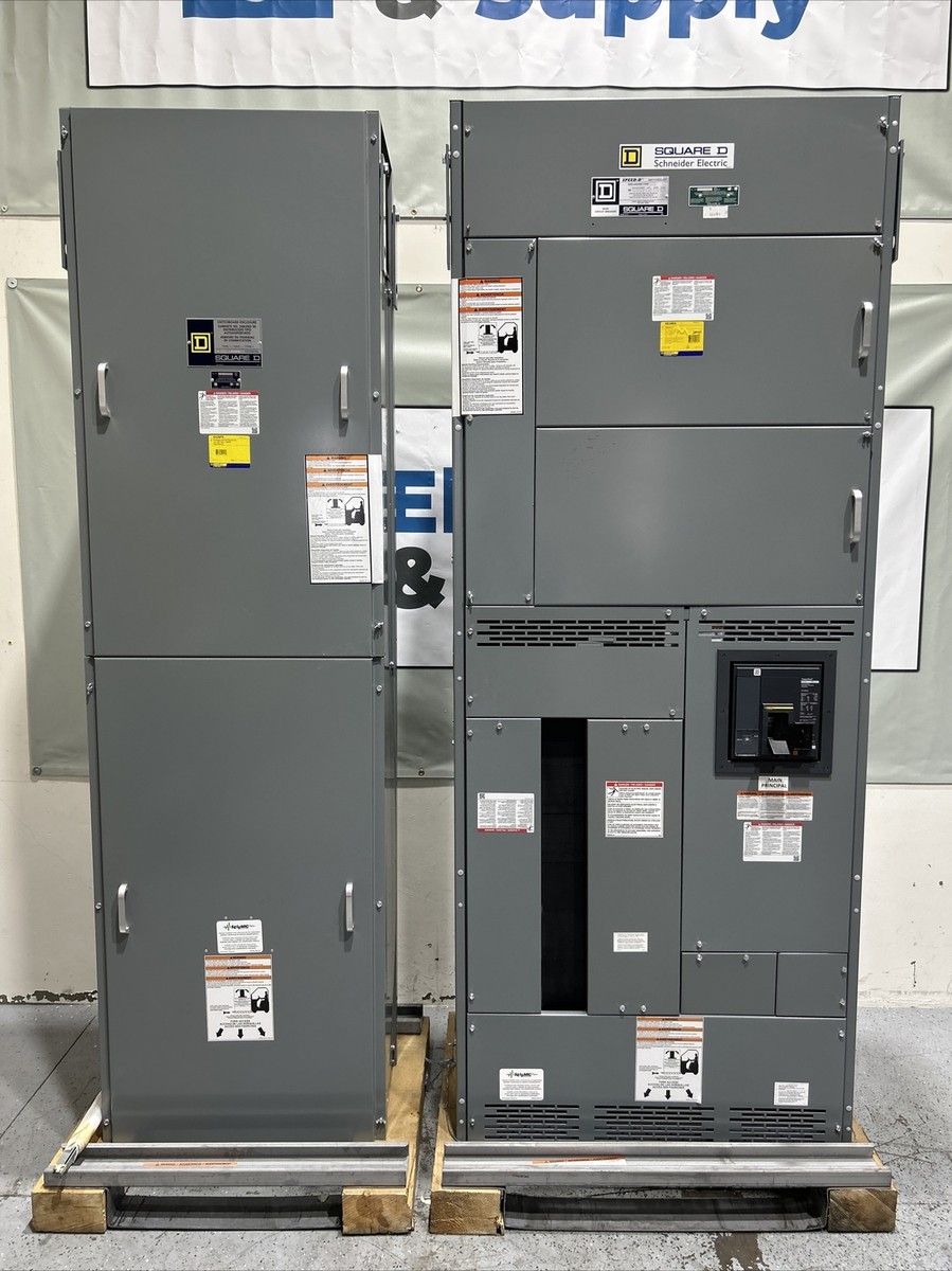600 Amp Meter Main Square D Nema 1 Indoor 3PH 4W W Distribution