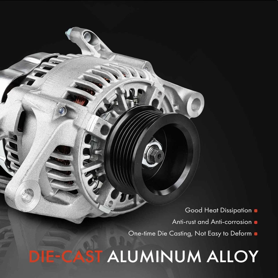 Alternador para Dodge Ram 1500 2500 3500 Dakota Jeep 90A CW 7 ranuras 65 mm polea Foto 4 de 4