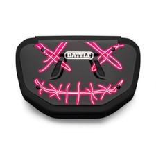 Battle Sports "Nightmare" Chrome Football Back Plate - Adult  Youth