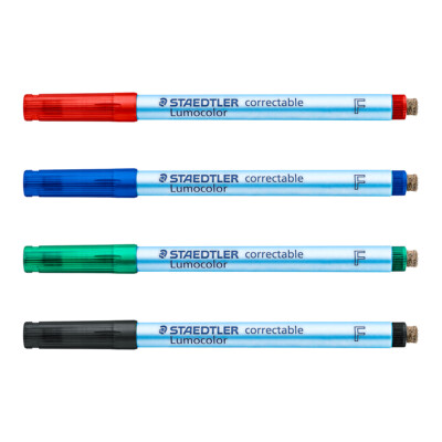 Staedtler Lumocolor correctable F Folienstift - verschiedene Farben