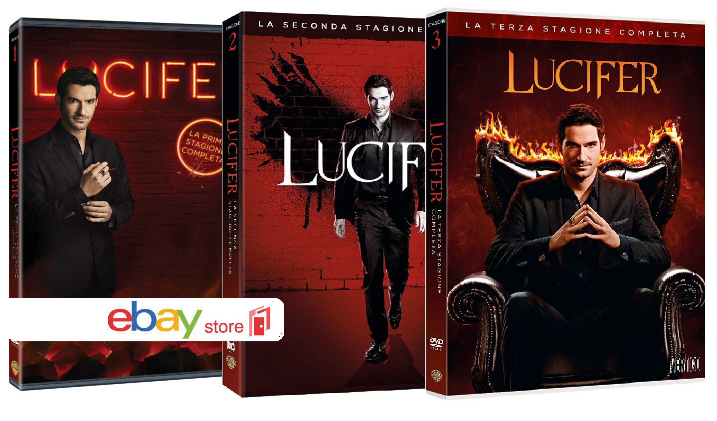 Lucifer Collection 11 DVD Stagioni 1-2-3 Originale FOX Serie TV