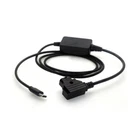 Nucleus-M Power Supply Cable V Port Battery, Dtap to Micro USB Interface Cable