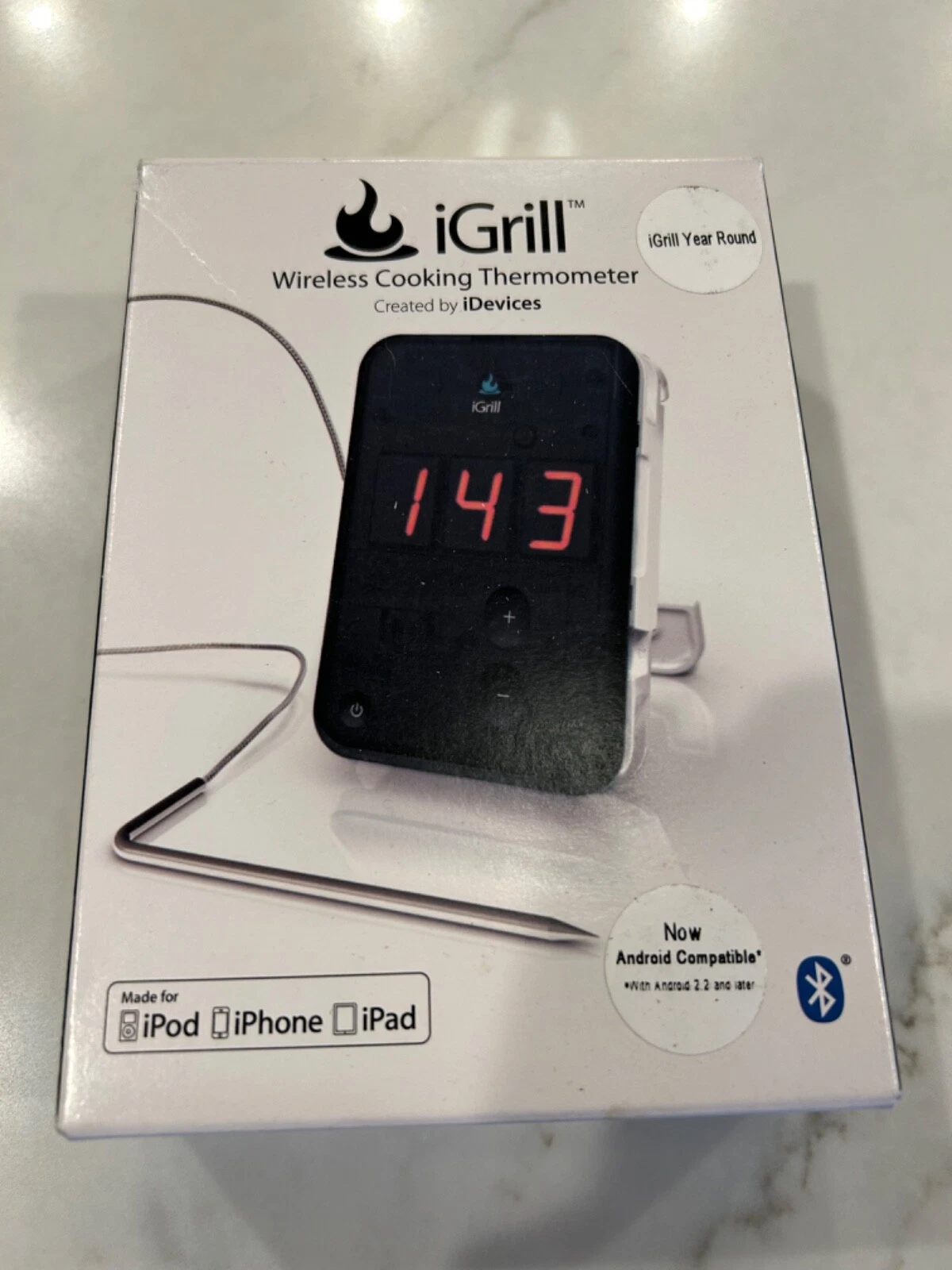 iGrill by iDevices Wireless Cooking Thermometer - iphone/ipad/ipod Bluetooth NEW