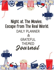 Wholesale Lot Exclusive Night at The Movies Daily Planner & Grateful Journal