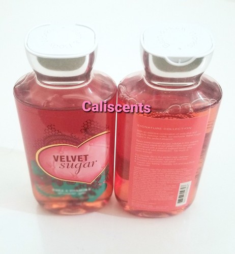 Bath and Body Works VELVET SUGAR Shower Gel X2 NEW 10 OZ - Picture 2 of 2