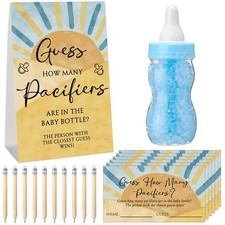 512 Pcs Baby Shower Games Guess How Many Pacifiers Sign 100 Small Guessing Ga...