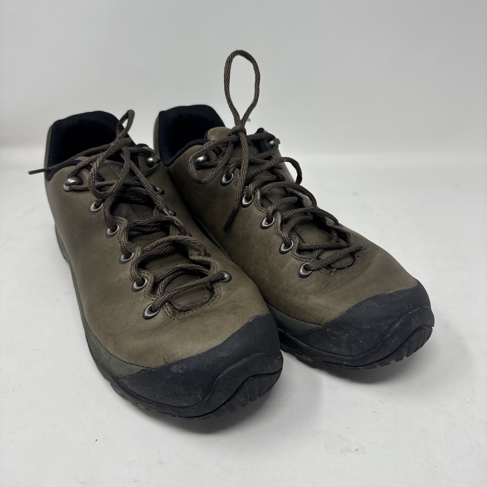 Scarpe da trekking Merrell Chameleon Trek Gore Tex in pelle da uomo 11 5 suole Vibram da lavoro