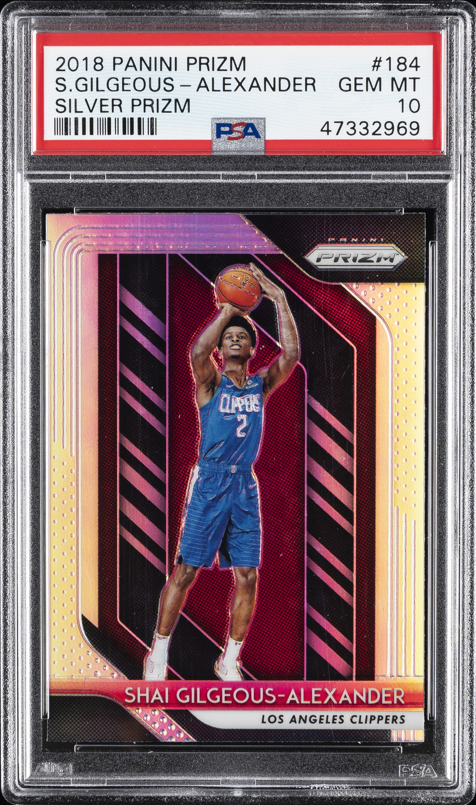 Prizm Shai Gilgeous Alexander RC silver