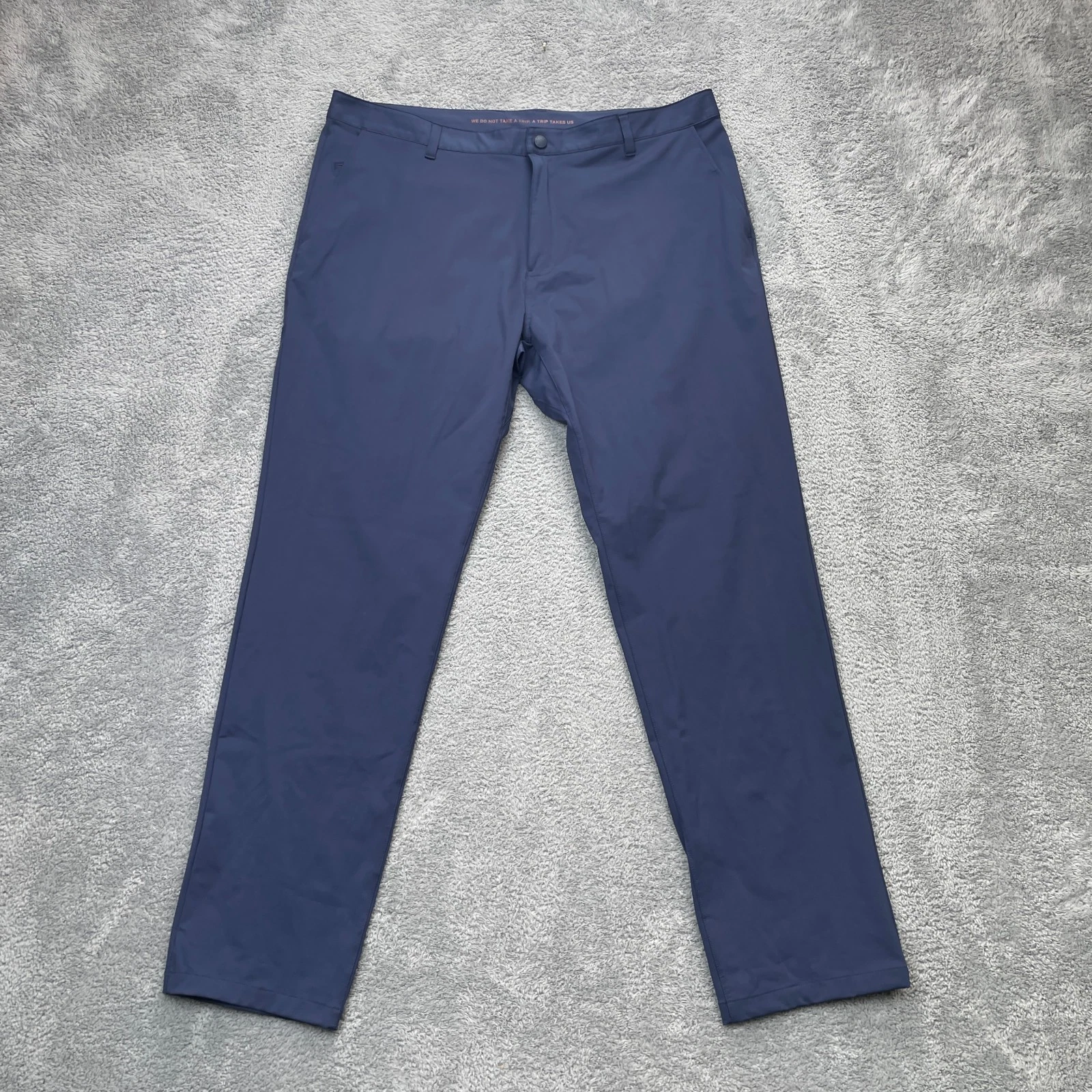 Rhone Pants Mens 40 Blue Commuter Chino Tapered Leg Slim Golf Wrinkle Resistant