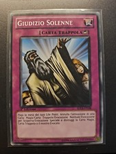 CARTA YU-GI-OH!  - GIUDIZIO SOLENNE - SDLS-IT038 - USATA - ITA - COMUNE - 1^ ED.