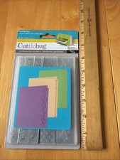 CUTTLEBUG Provo Craft Just My Type Embossing Folders 37-1170 Dots Floral Border