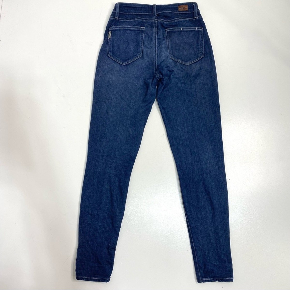 Paige Hoxton Ultra Skinny Mid Rise Jeans Yogi 25 View 5