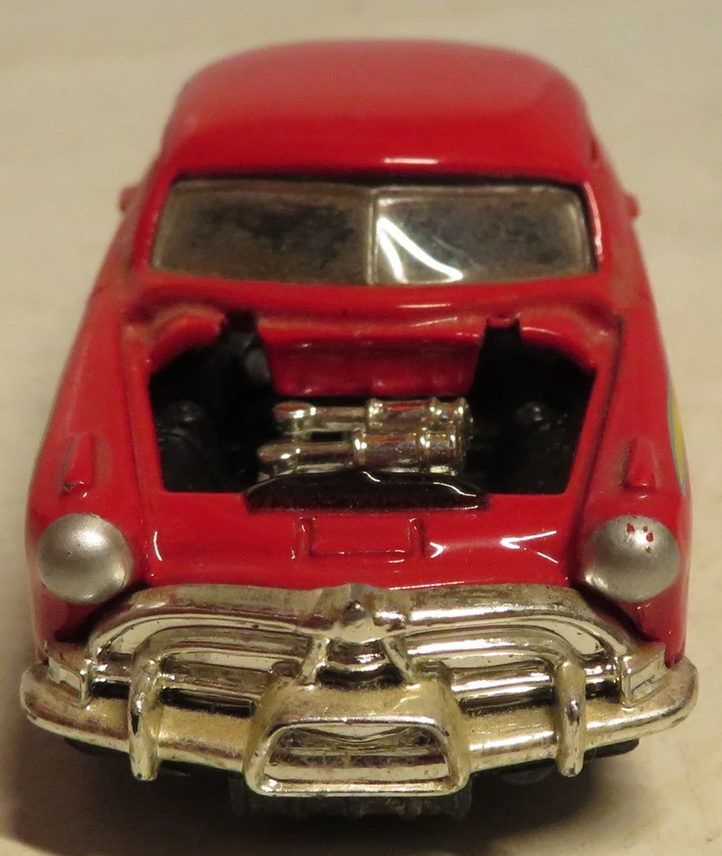 Racing Champions Concept Muscle 1951 Hudson Hornet Red Flames No Hood LOOSE Toy - Image 4 of 4