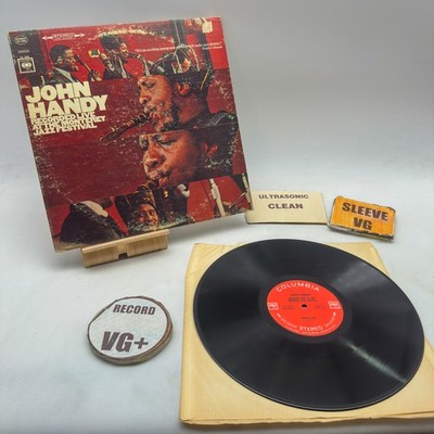 John Handy- Recorded Live At The Monterey ... VG+/VG Ultrasonic Clean 1966